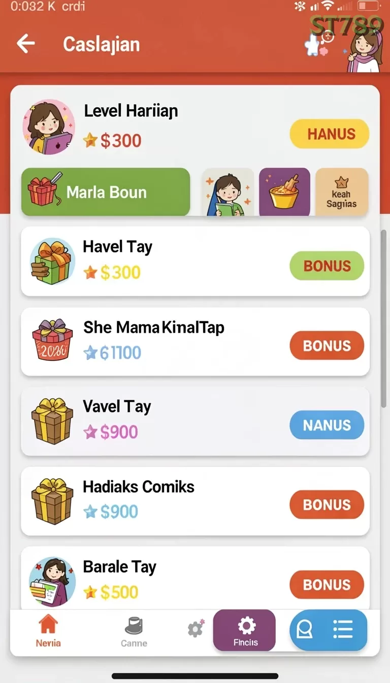 Cuplikan layar FIONA77 — pengaturan akun