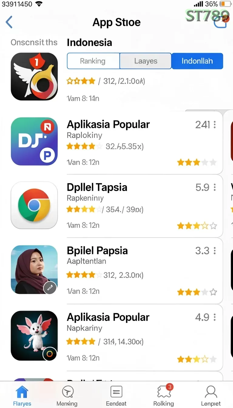 Cuplikan layar FIONA77 — aktivitas